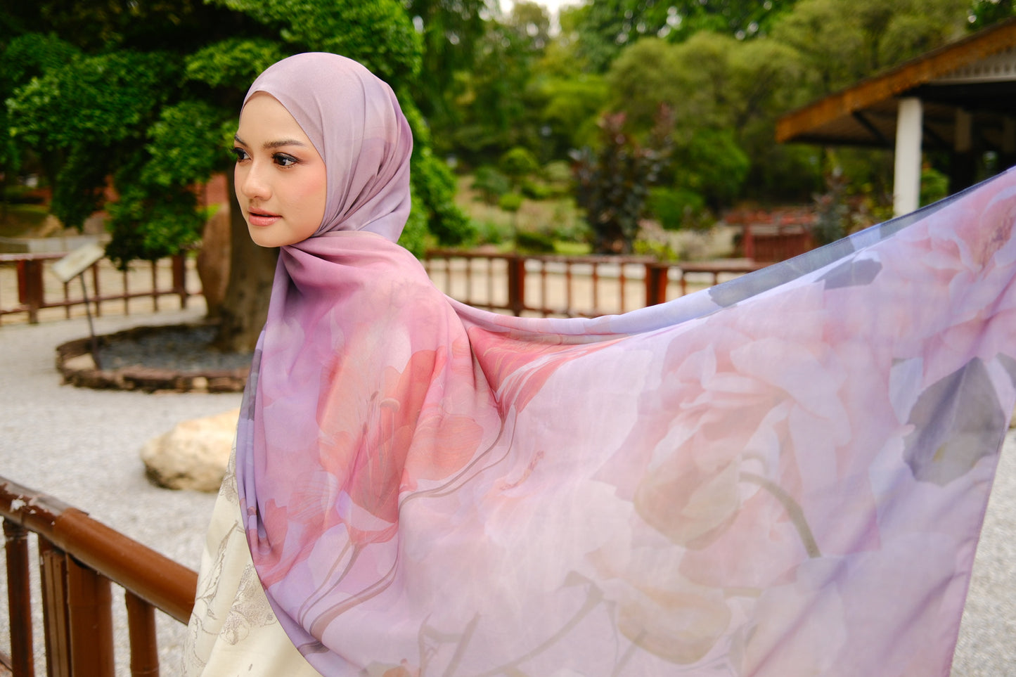 Kaia Chiffon Shawl